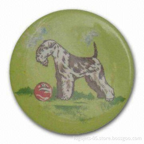Tin and Button Badges, Available in 25, 30, 38, 44, 50 and 55mm Sizes